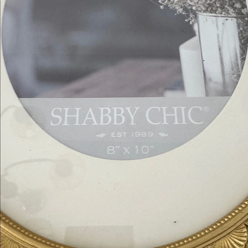 Shabby Chic Decorative Gold Oval Frame